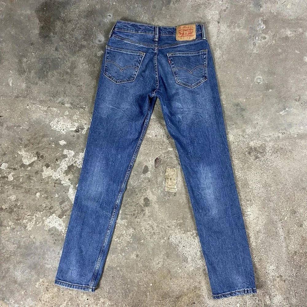 Levi's‎ 511 Jeans Size 29x32 Blue Medium Wash Denim Slim Fit Straight Fit Casual